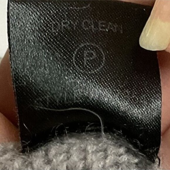 360 Cashmere 100% Cashmere Gray Sweater, Turtleneck, XS - Picture 8 of 9